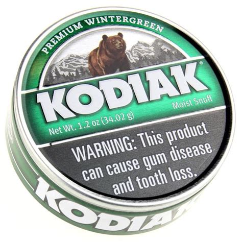 Sale only allowed in the United States. . Kodiak wintergreen ingredients